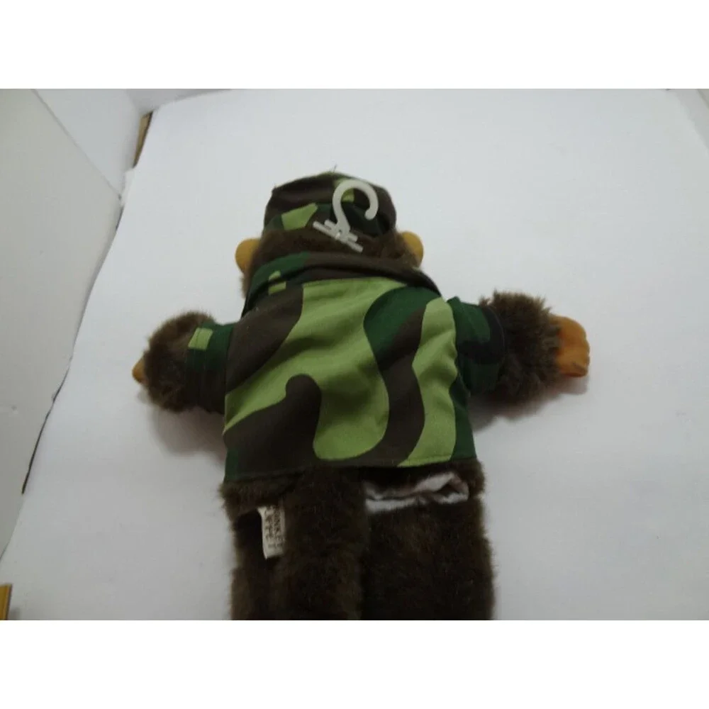 Monkey Puppet Novelty Puppet plush  Camo Clothes 15”